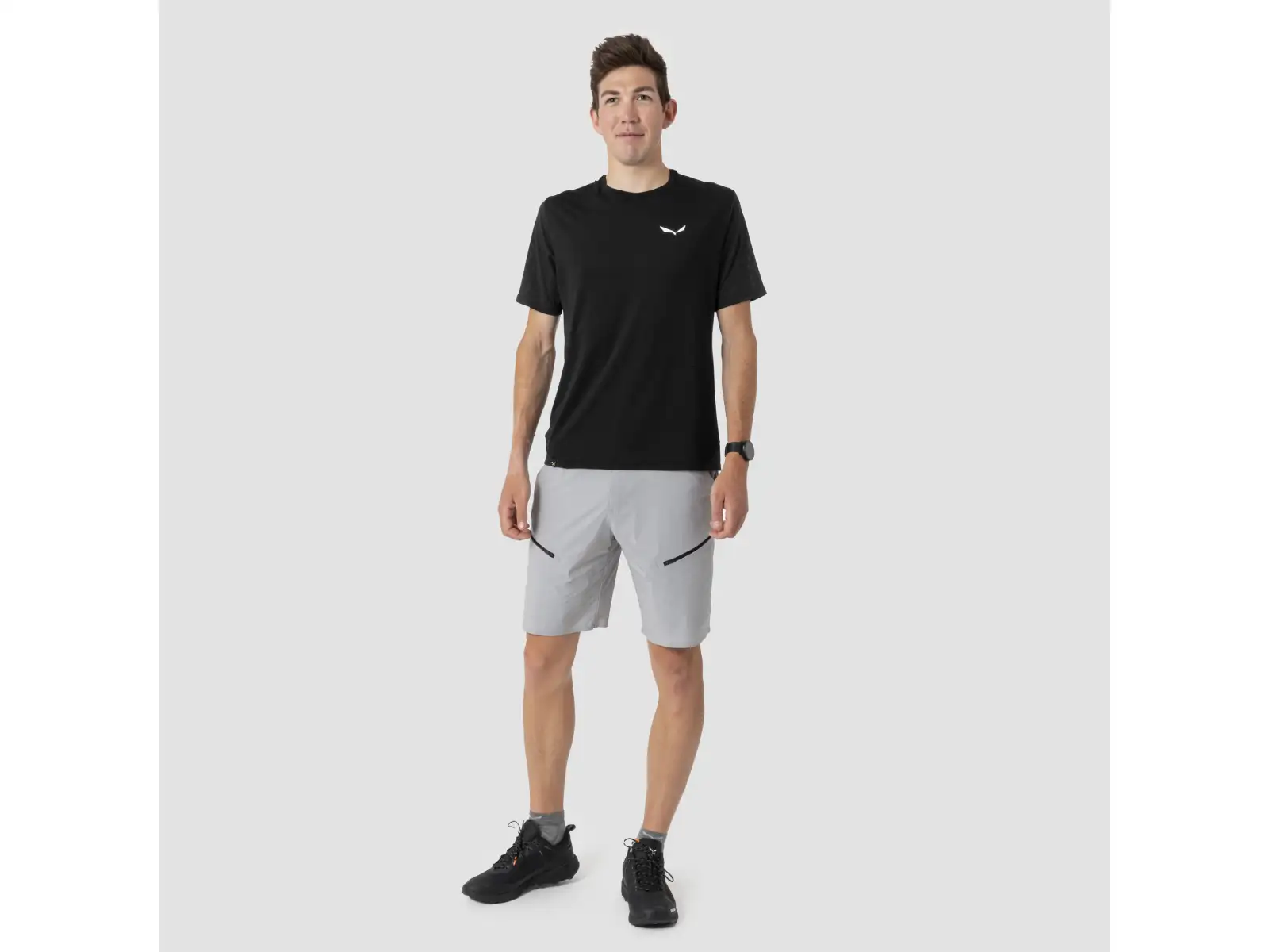 Salewa Pedroc PRO Durastretch Cargo pánske kraťasy Black Out