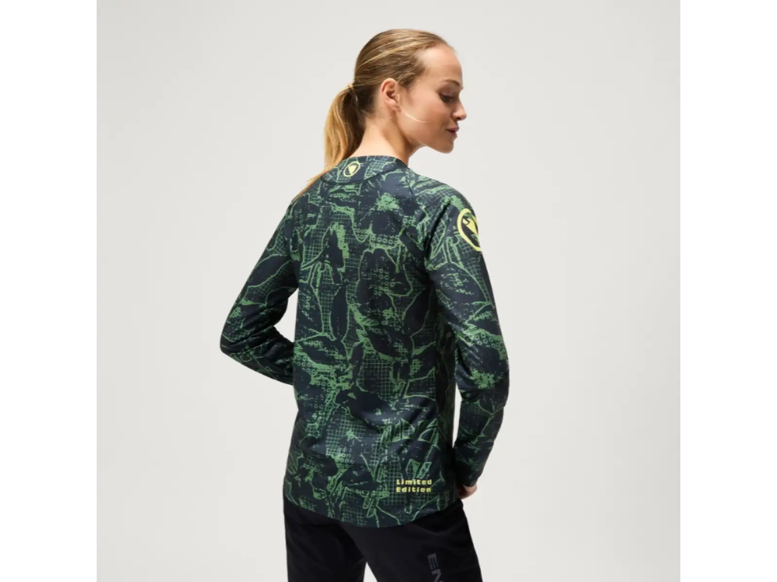 Endura Floral LTD dámsky dres dlhý rukáv Black