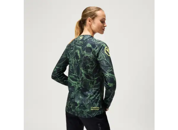 Endura Floral LTD dámsky dres dlhý rukáv Black