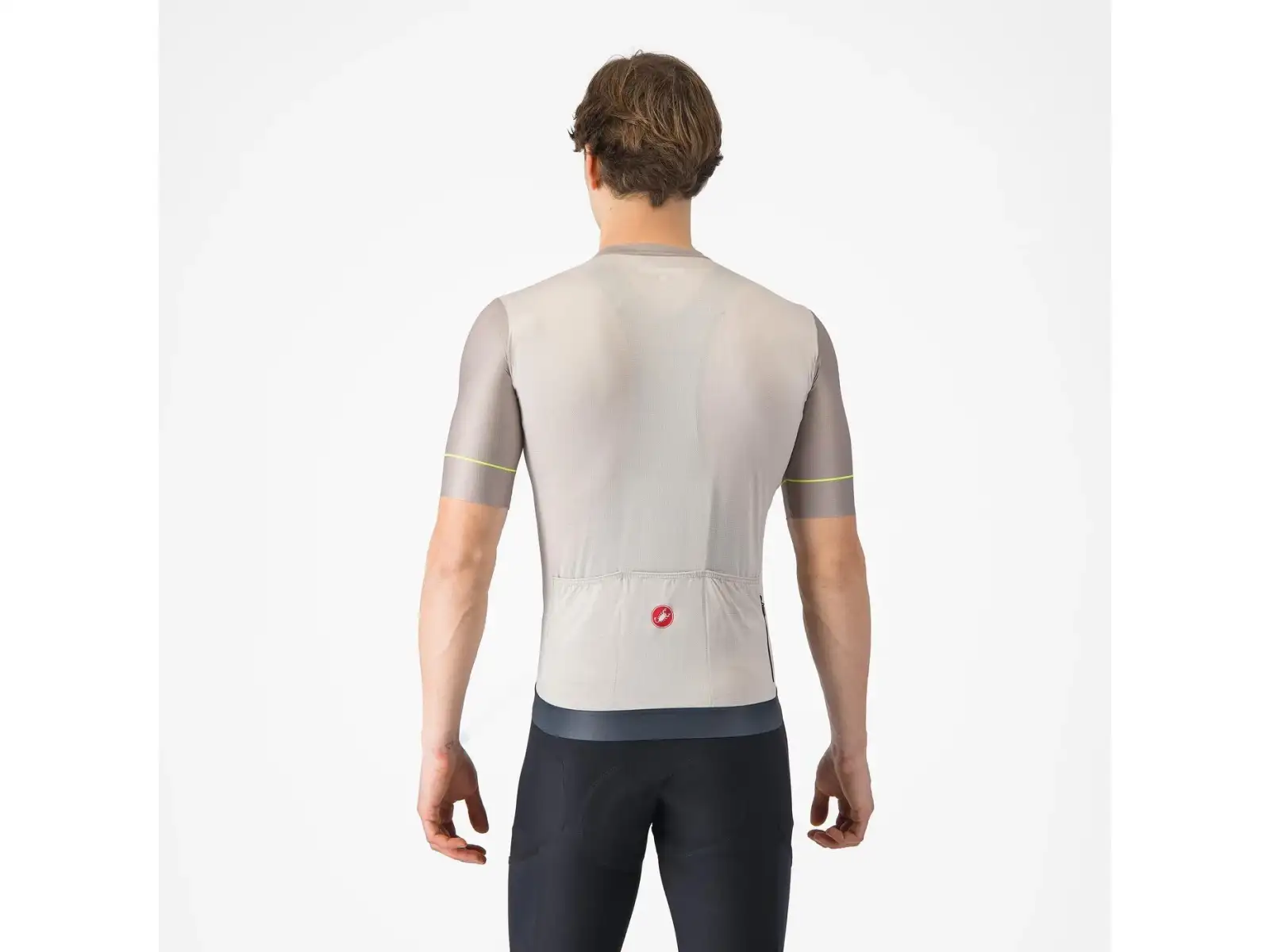 Castelli Unlimited Endurance 2 pánsky dres krátky rukáv Silver Moon/Dark Silver Moon
