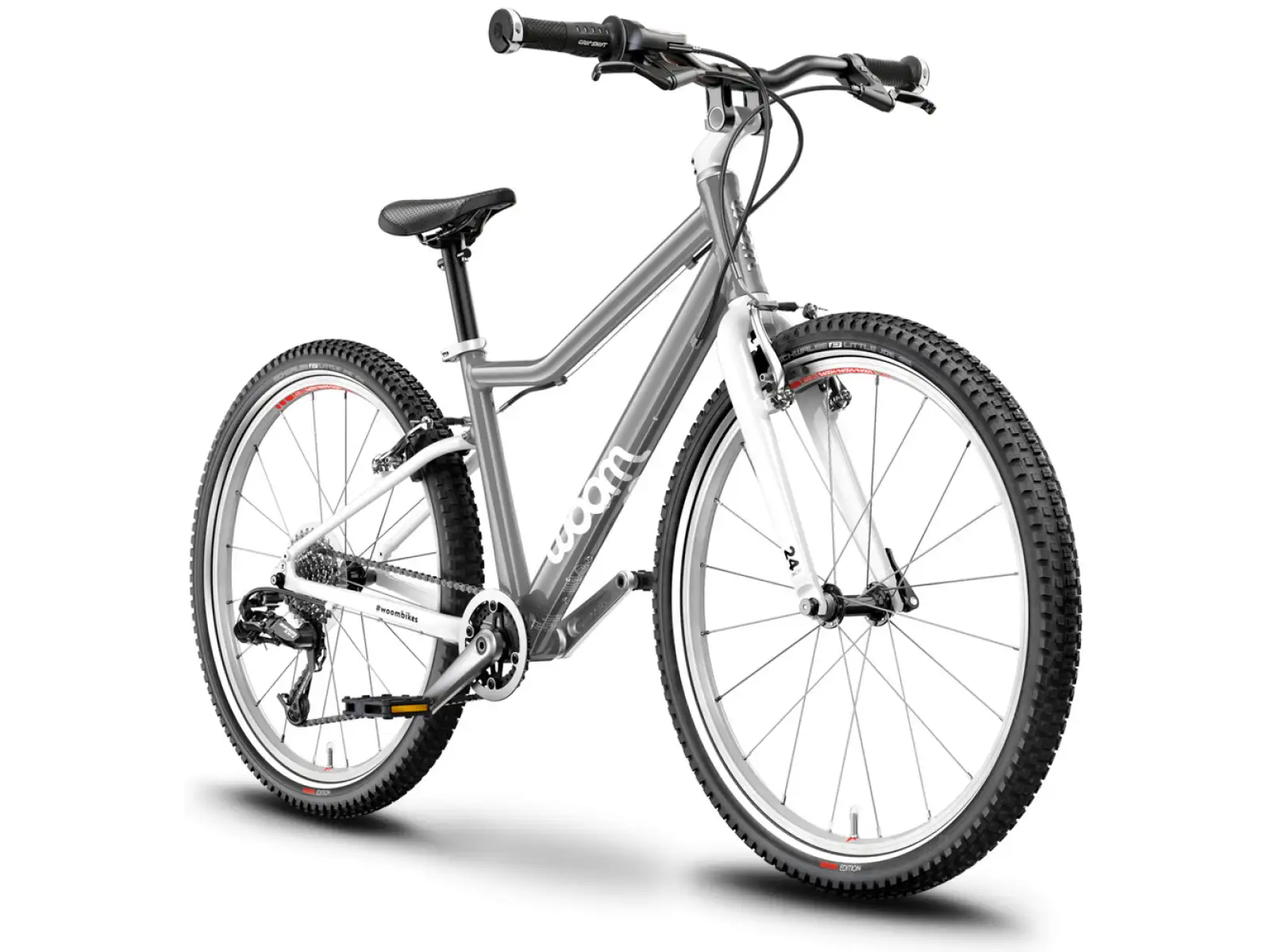 Woom 5 Moon Grey 24 Detský bicykel