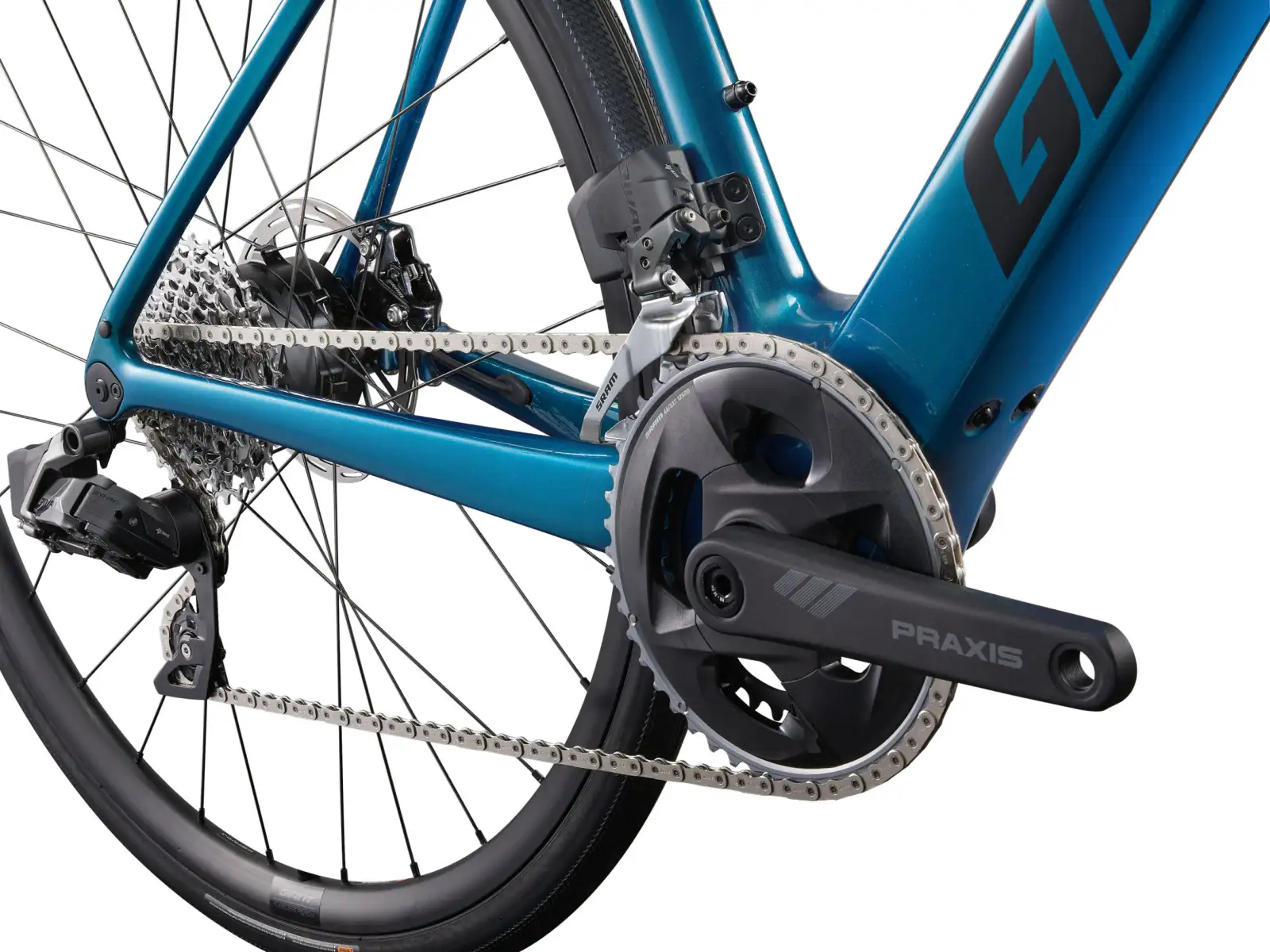 Gaint Defy Advanced E+ Elite 2 cestný elektrobicykel Sea Sparkle