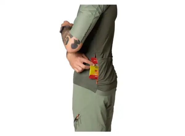 Dynafit Ride Light 1/2 zip pánsky dres krátky rukáv Thyme
