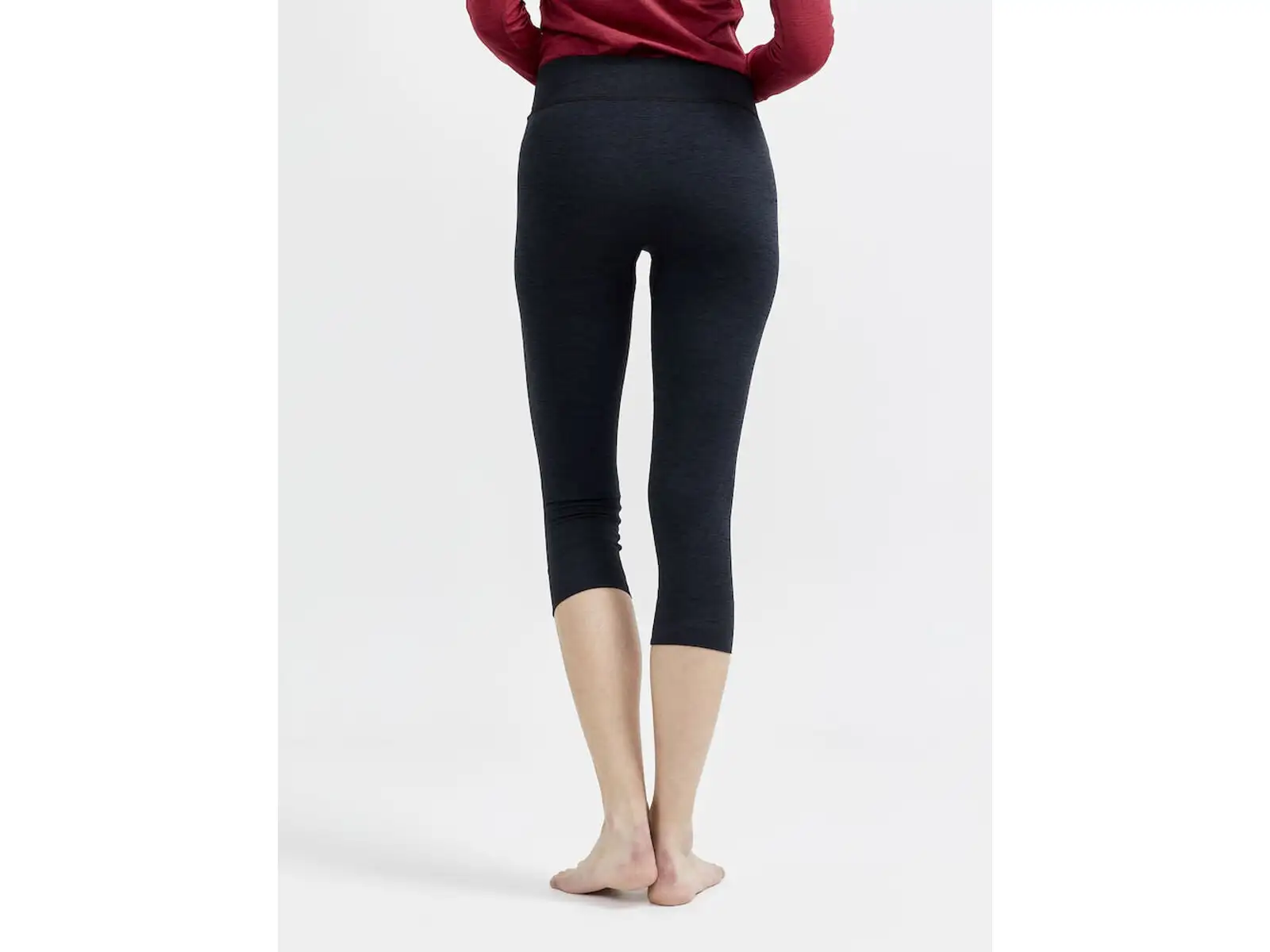 Craft Core Dry Active Comfort dámske 3/4 nohavice čierna