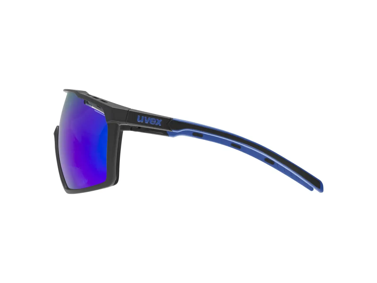 Uvex MTN Perform cyklistické okuliare Black Blue M/Mirror Blue