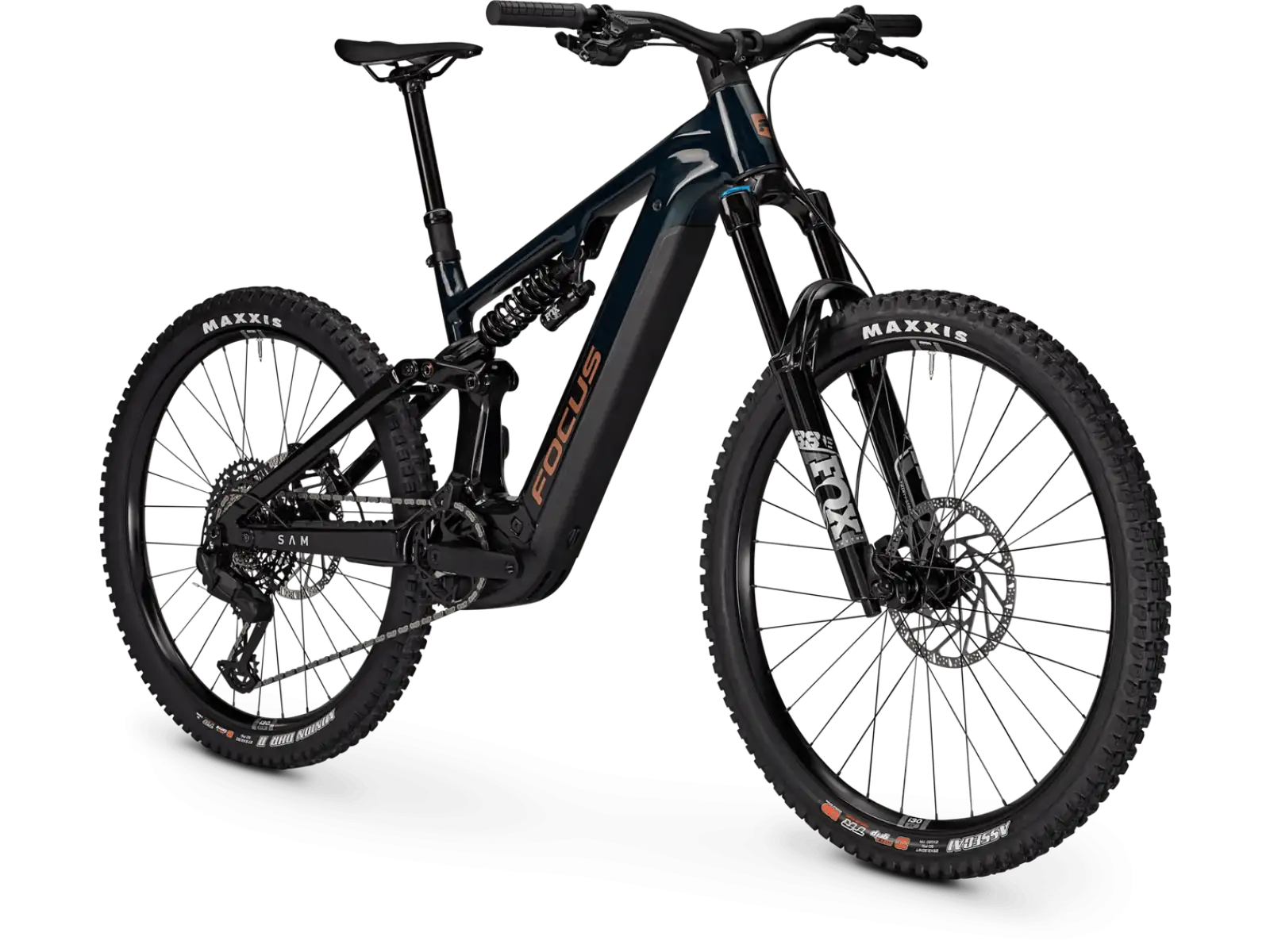 Focus SAM 8 800Wh celoodpružený elektrobicykel Classicgreen / Obsidianblack