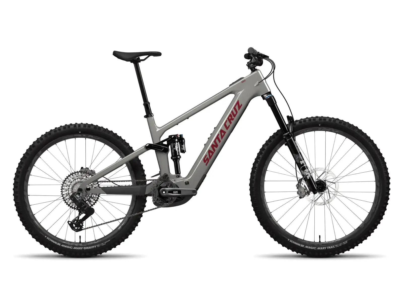 Santa Cruz Vala 1 C MX R-kit CH celoodpružené elektrobicykel Gloss Grey