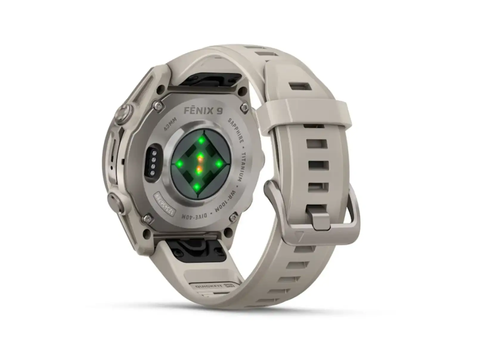 Garmin fenix 9–43 mm inteligentné hodinky Titanium Fog Gray
