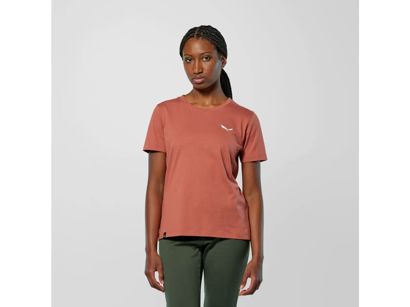Salewa Eagle Vocab T-shirt dámske tričko krátky rukáv Etruscan red