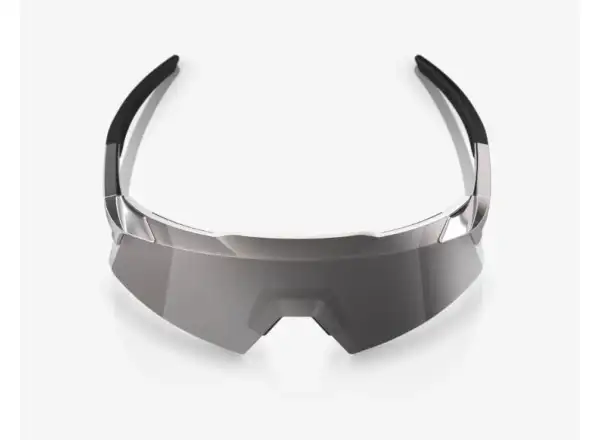 100% Aerocraft okuliare Gloss Chrome/HiPER Silver Chrome