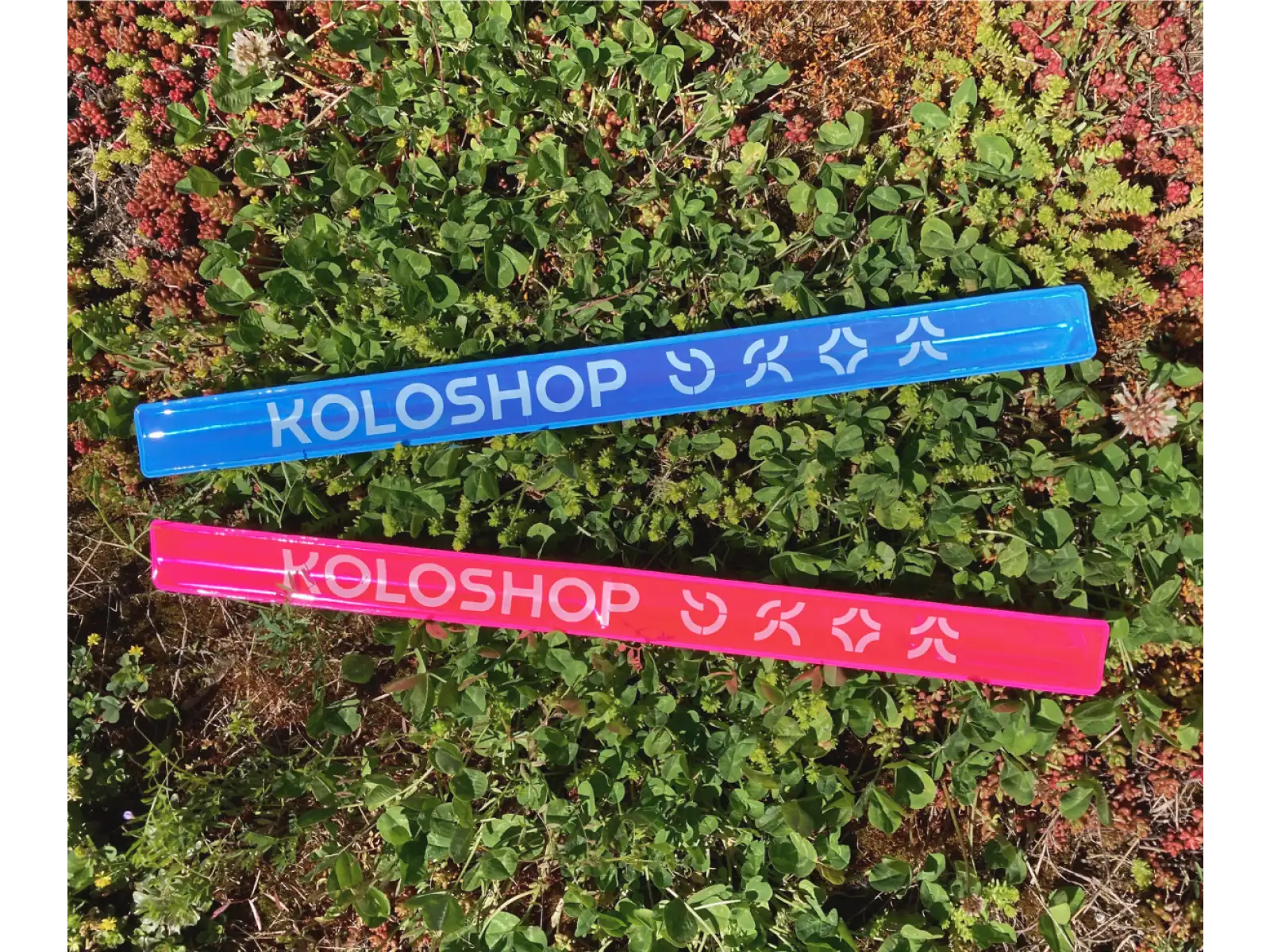 Koloshop páska 40 cm reflexná ružová