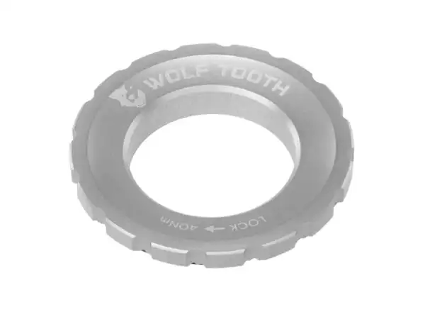 Wolf Tooth matica Centerlock Rotor raw strieborná