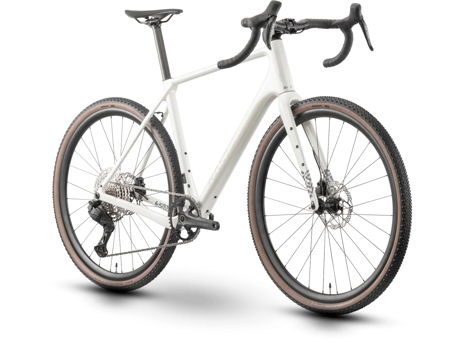 Raymon Soreno Pro 700 GRX715 Di2 gravel bicykel White Sparkle