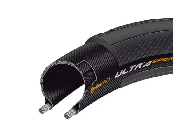 Continental Ultra Sport 3 E-25 cestný plášť kevlar čierna/hnedá