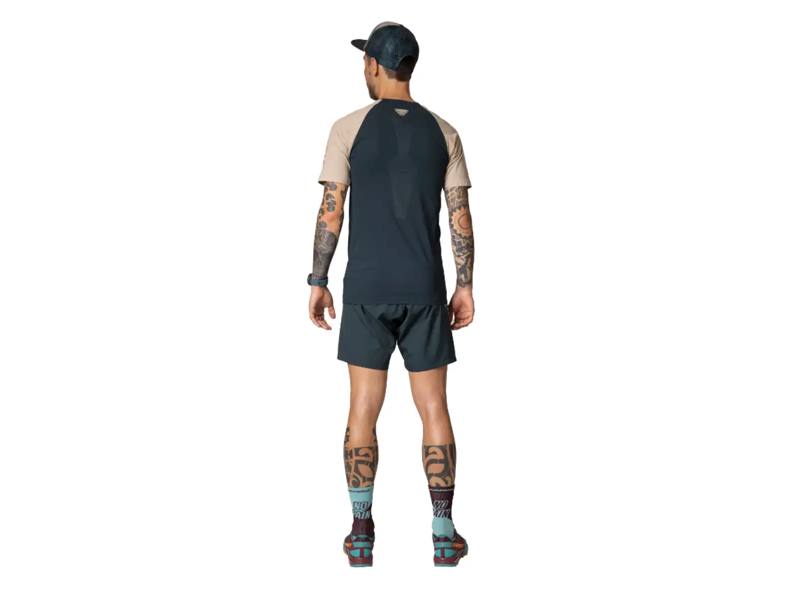 Dynafit Ultra S-Tech pánske tričko krátky rukáv Blueberry/Rock Khaki