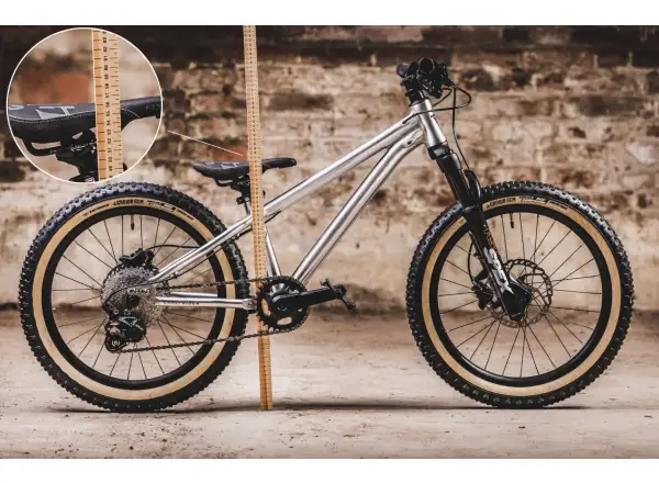 Early Rider Hellion 20 detský bicykel Brushed Aluminium