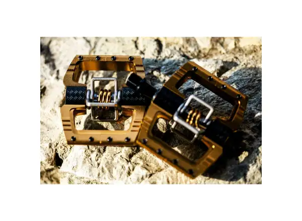 Crankbrothers Mallet DH Loic Bruni Signature Bronze Edition nášľapné pedále