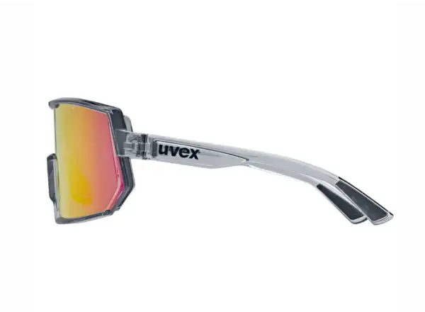 Uvex Sportstyle 235 okuliare Smoke Transparent/Mirror Red