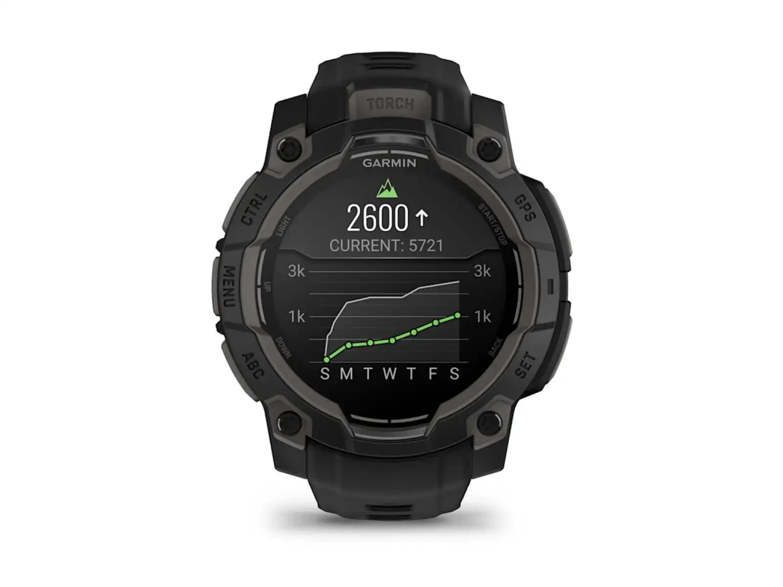Garmin Instinct 3 Amoled 45 mm inteligentné hodinky Black/Black remienok