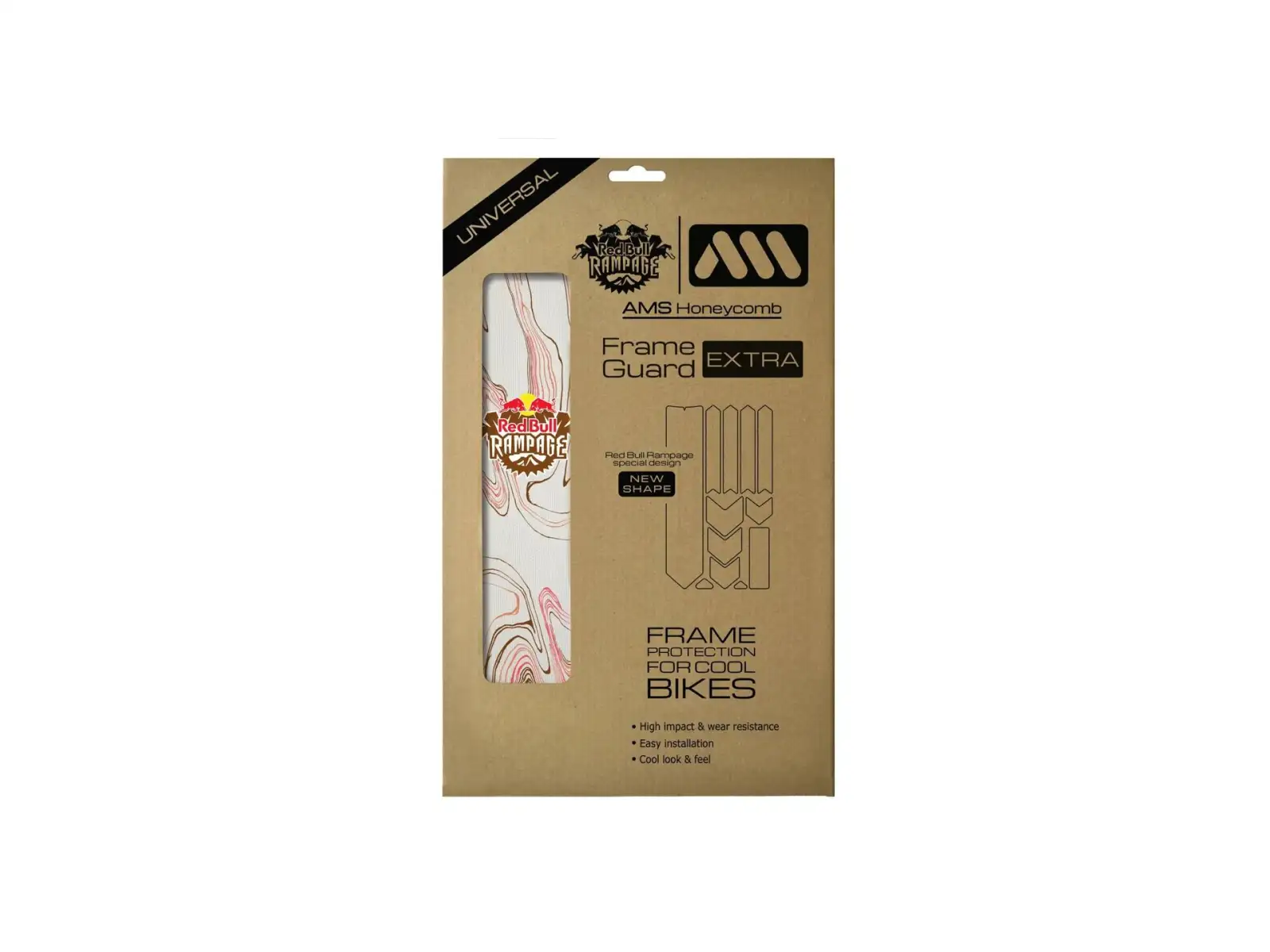AMS Frame Guard Extra ochranné polepy RedBull/Ridgeline/brown