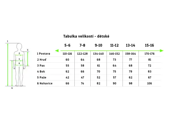 Silvini Melito CP1329 detské bežecké nohavice black
