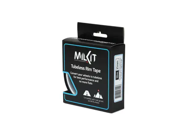 milKit tubeless páska na ráfiky 10 m x 21 mm čierna