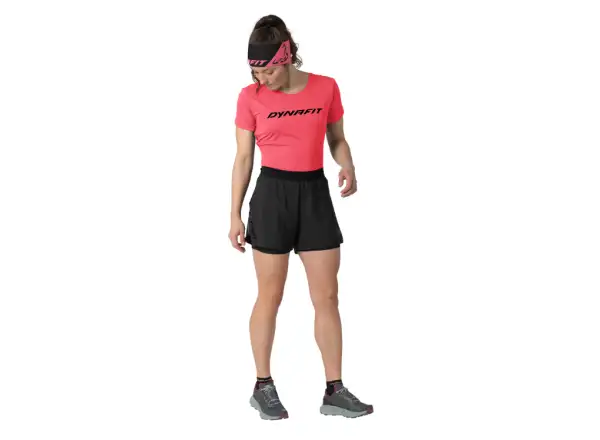 Dynafit Alpine Pro 2v1 dámske bežecké kraťasy Black Out