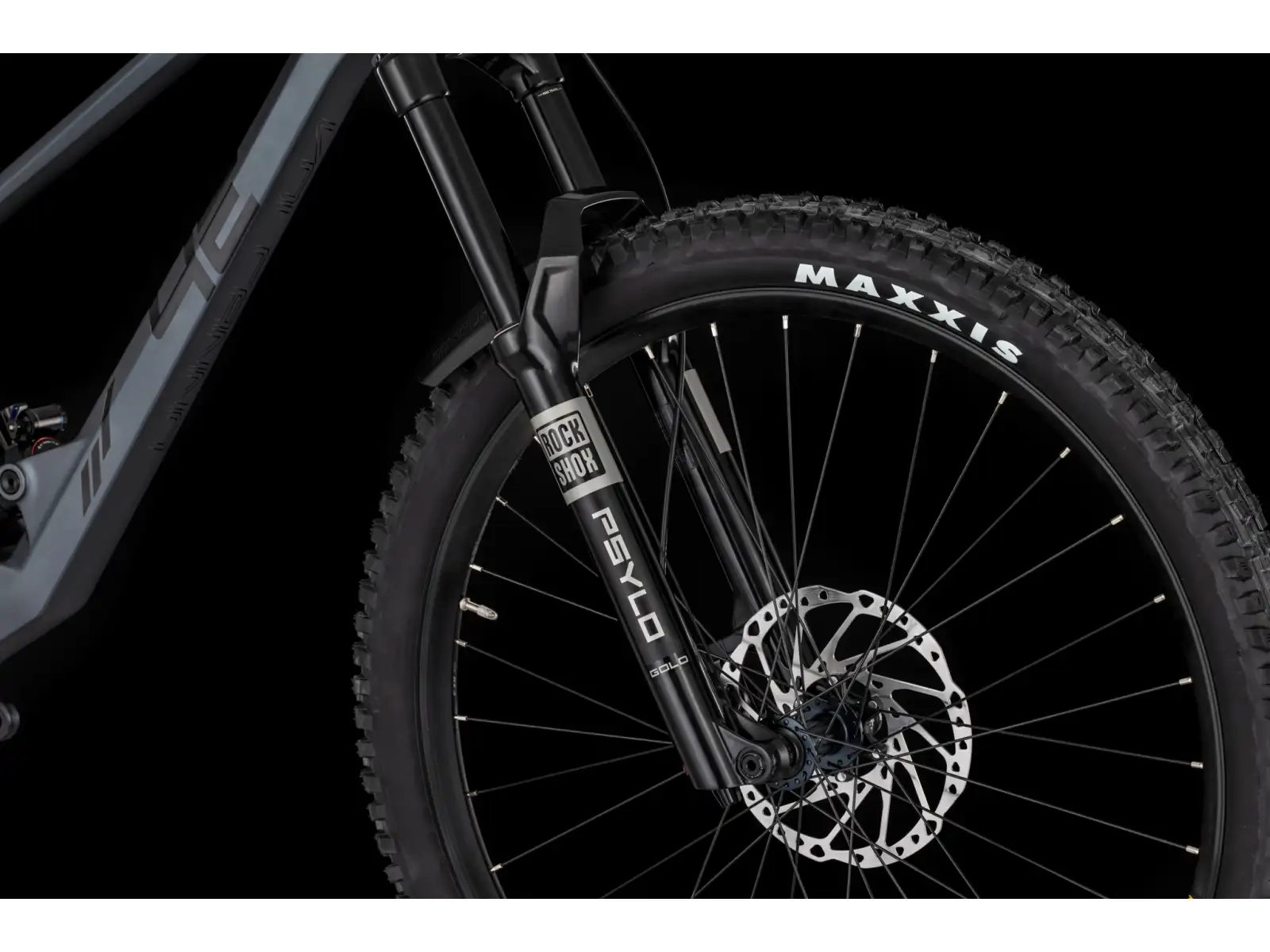 4Ever Volcanno Etna celoodpružený horský bicykel Grey Matt/Black