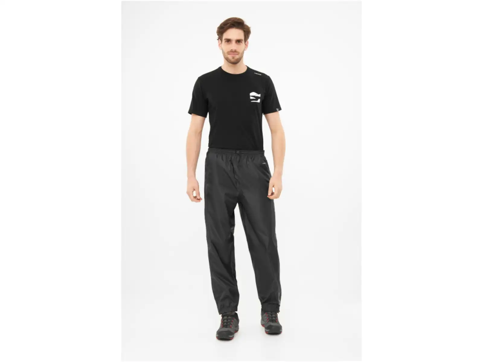 Viking Active Line Rainier pánske celorozopínacie nohavice Black