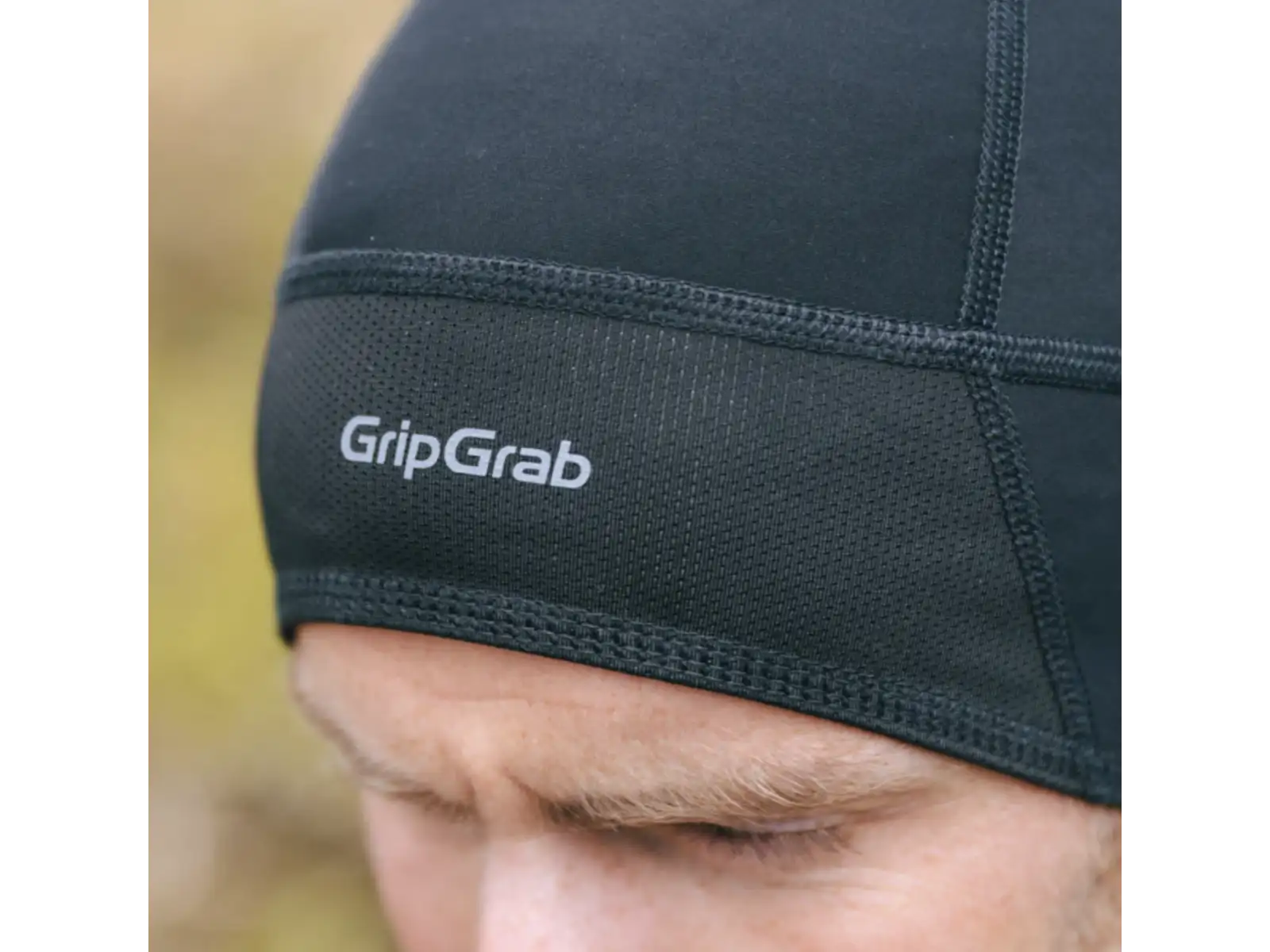 Grip Grab Thermo Windproof Winter Skull cyklistická čiapka čierna