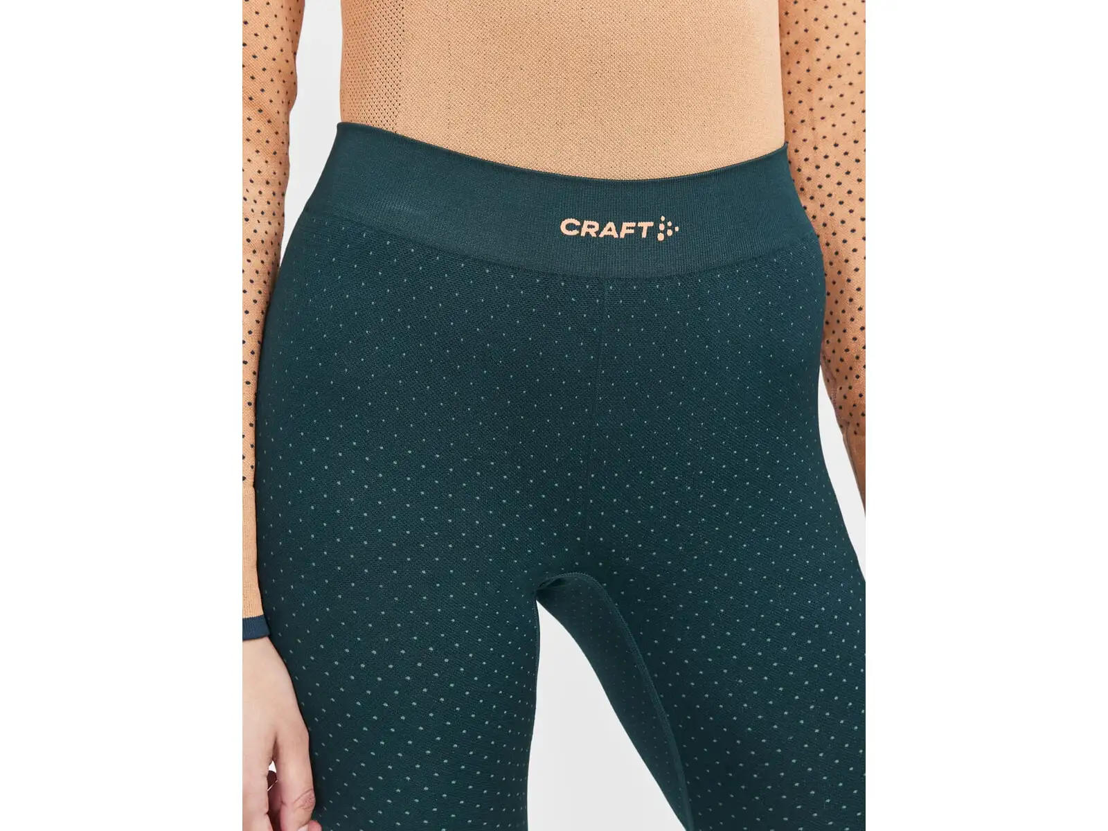 Craft ADV Warm Intensity dámske spodné nohavice zelená