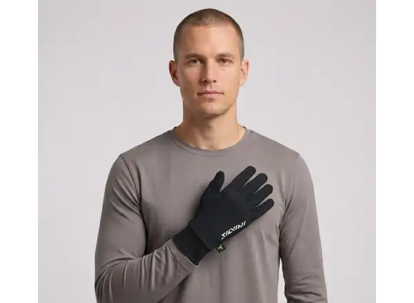 Silvini Ledro unisex zimné rukavice Black