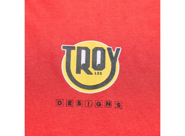 Troy Lee Designs Happy Dayz pánske tričko krátky rukáv Scarlet