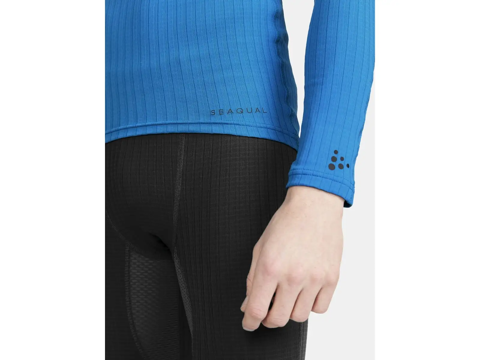 Craft Active Extreme X Zip pánske triko dlhý rukáv modrá