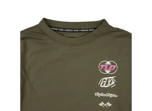 Troy Lee Designs Skyline Ride Tee detský dres dlhý rukáv Worldwide Caper