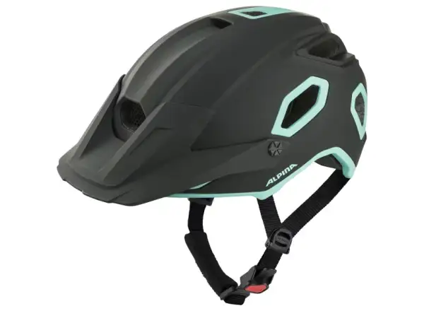 Alpina Croot Mips prilba black/turqouise matt, vel. 52-57 cm