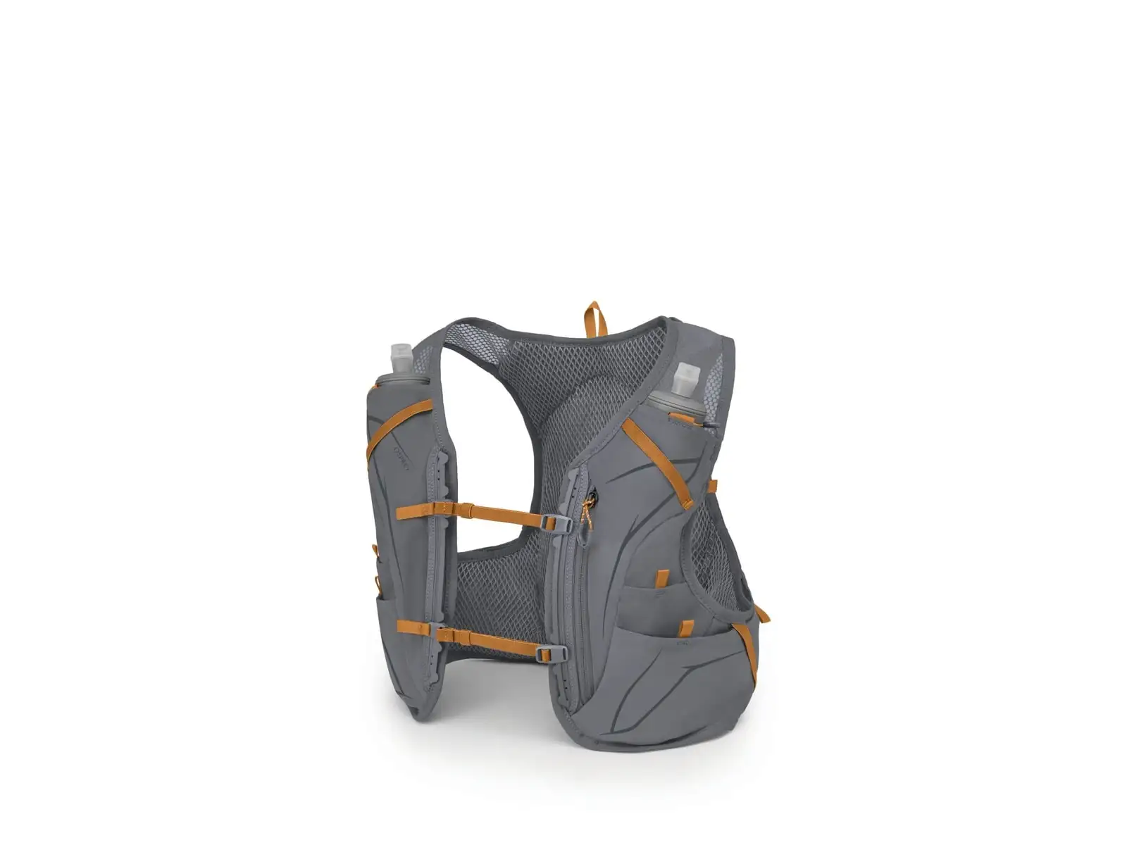 Osprey Duro 6 vesta 6 l + 2x fľaša Hydraulics 0,5 l Phantom Grey/Toffee Orange