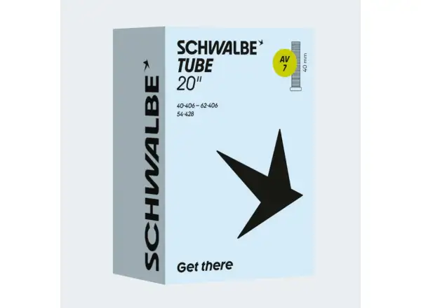 Schwalbe duša 20x1,6-2,45" (40-62/406) AV7 autoventil 40 mm