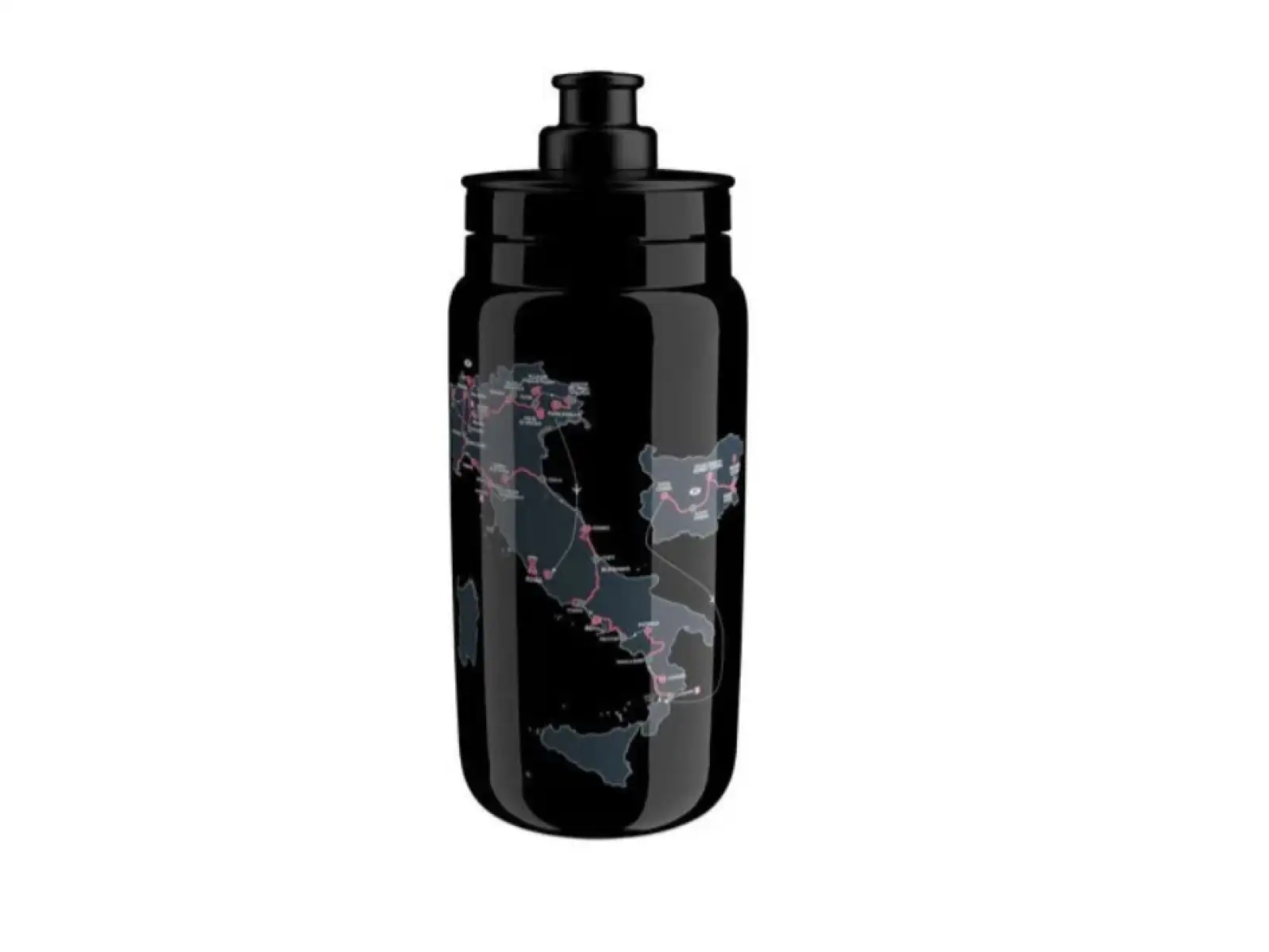 Elite Fly Team Giro D´Italia fľaša 550 ml Black Map