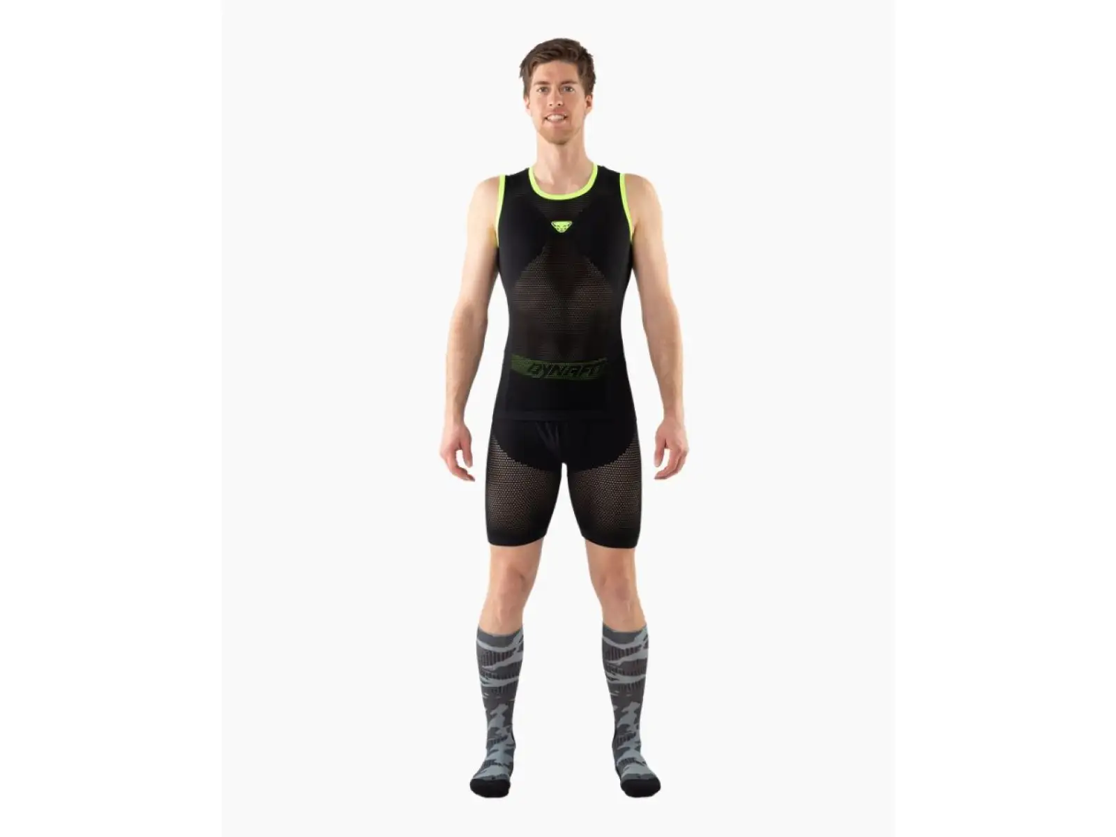 Dynafit Race Dryarn pánske tričko bez rukávov Black Out
