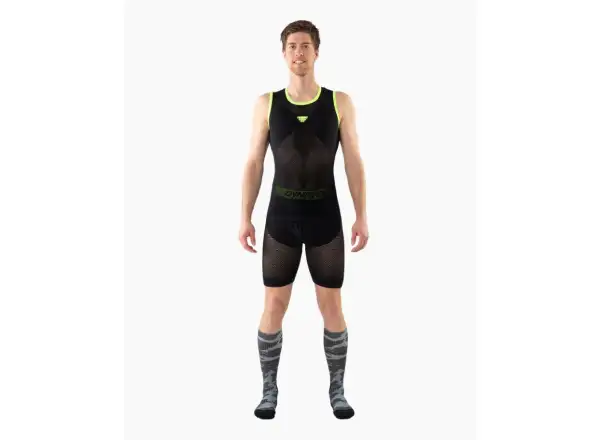 Dynafit Race Dryarn pánske tričko bez rukávov Black Out