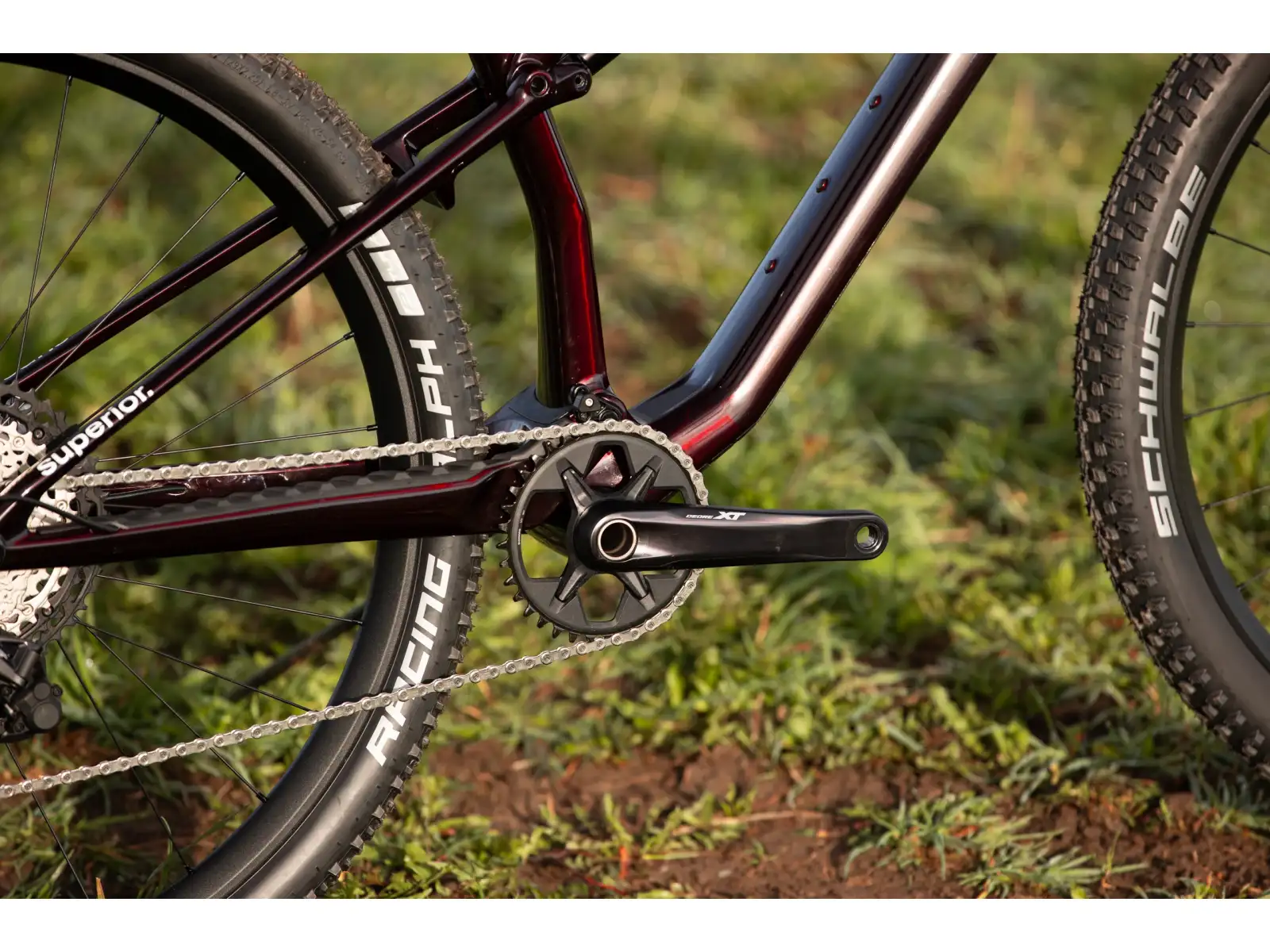 Superior XF 9.5 Team horský bicykel Gloss Red Carbon/Black