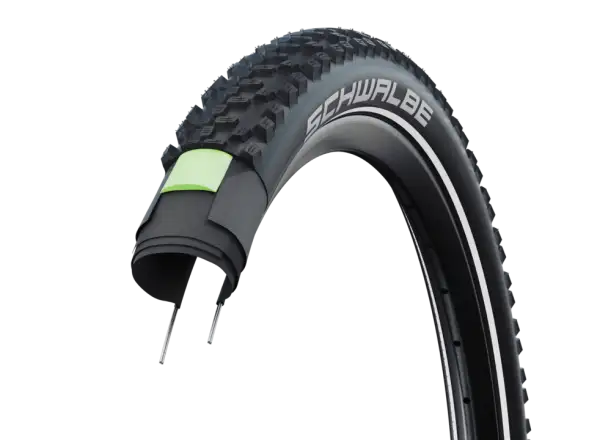 Schwalbe Smart Sam Plus Performance GreenGuard 26" MTB plášť drôt Black Reflex