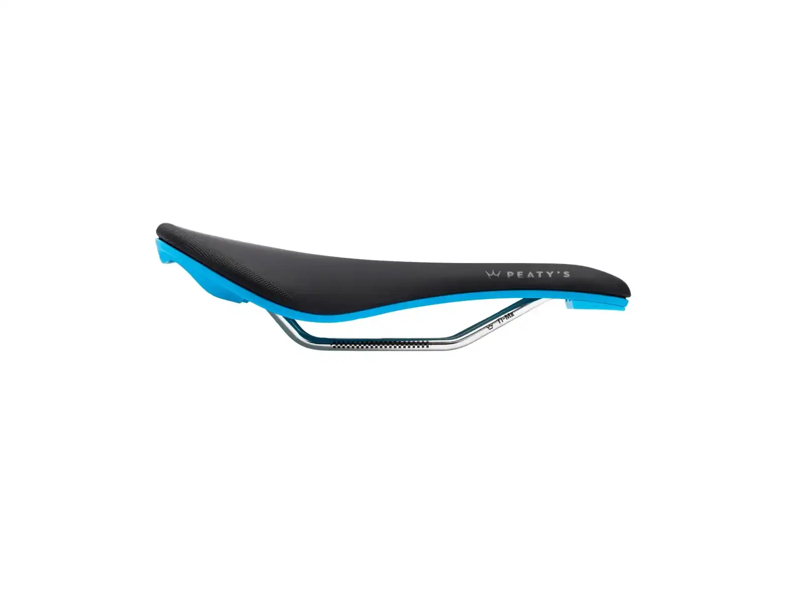 Peatys Monarch sedlo TI-MX Rail / Nylon Base Turquoise