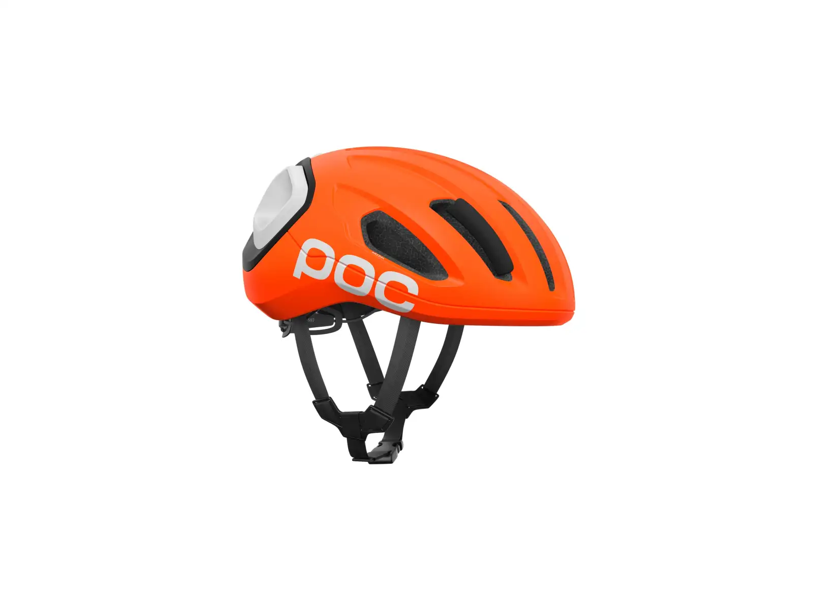POC Amidal cestná prilba Fluo. Orange Matt/Uranium Black Matt/Hydrogen White Matt