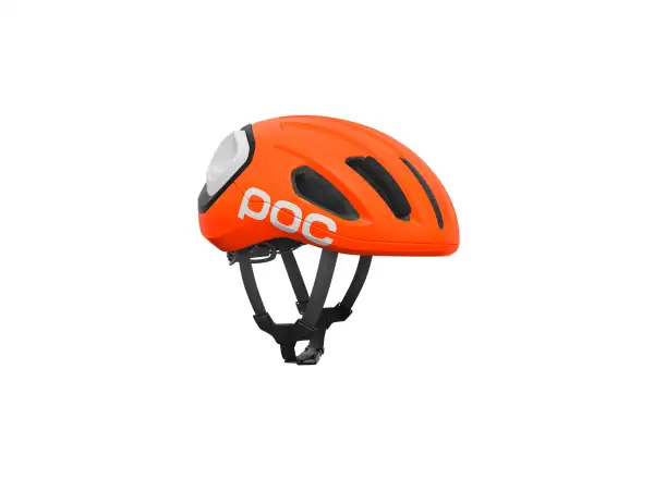 POC Amidal cestná prilba Fluo. Orange Matt/Uranium Black Matt/Hydrogen White Matt