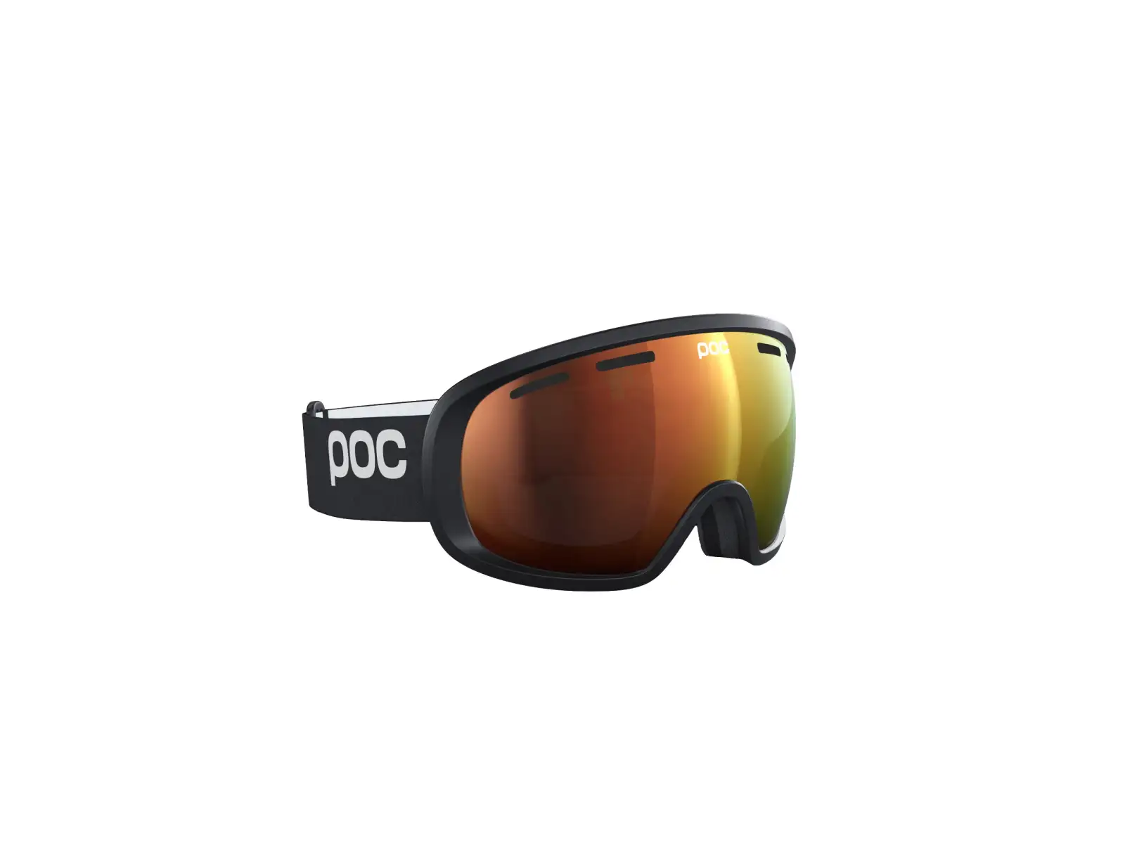 POC Fovea WF lyžiarske okuliare Uranium Black/Partly Sunny Orange