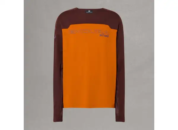 Endura MT500 Burner detský dres dlhý rukáv Orange