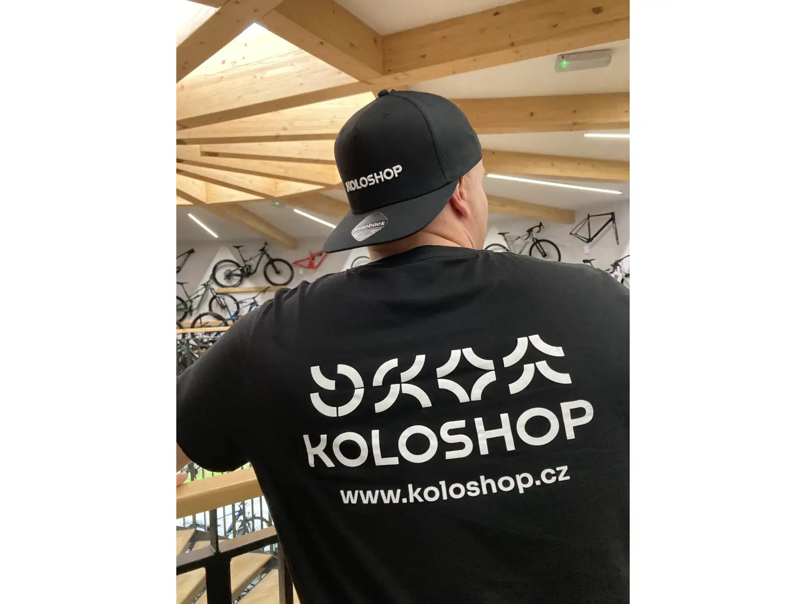 Koloshop Snapback Rapper 2024 šiltovka Black