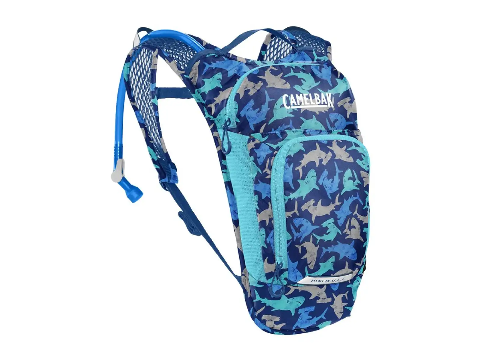 Camelbak Mini Mule detský batoh 5 l + rezervoár 1,5 l Sharks